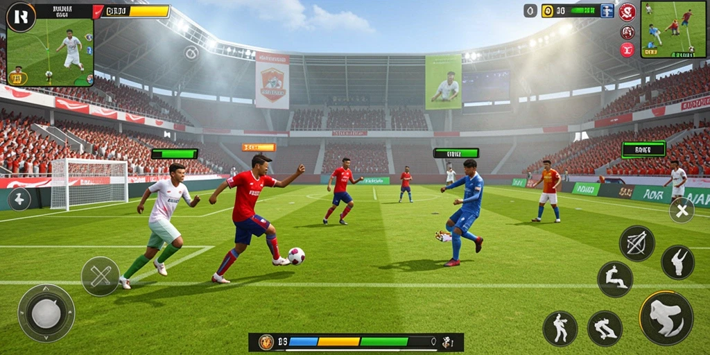 Tangkapan layar memperlihatkan mode multiplayer saat bermain bersama teman.