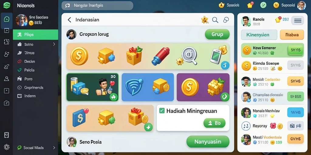 Aksi seru dalam pertempuran melawan musuh.