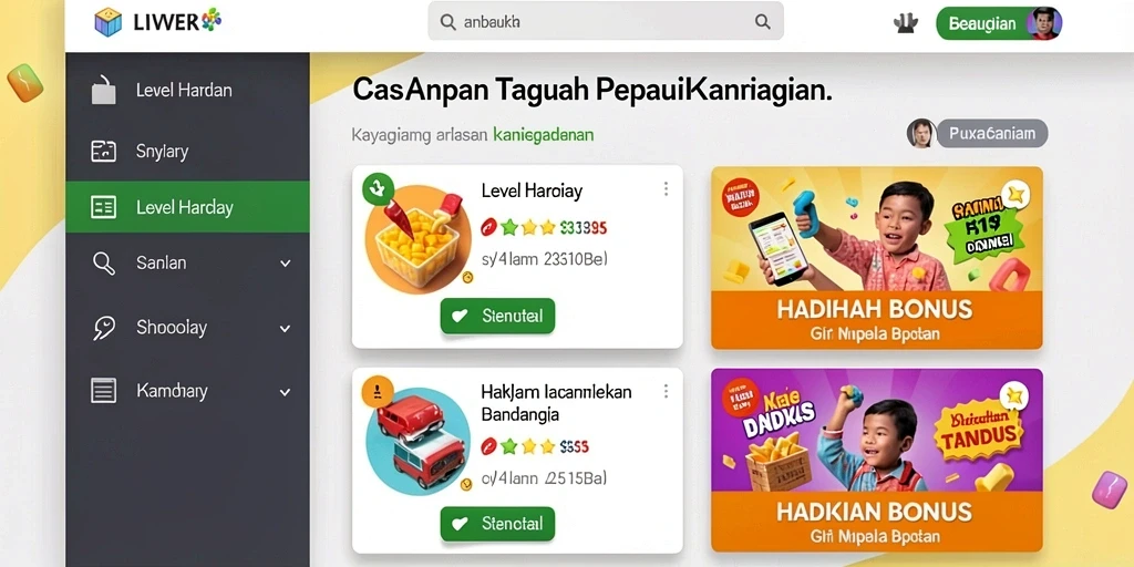 Mode permainan yang beragam dan menantang.