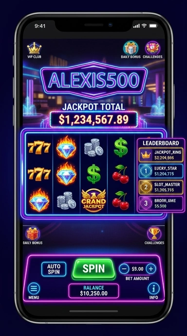 alexis500 — layar beranda